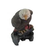 Aus-Ben Cold Bronze Cast Bald Eagle Figurine