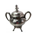 Wilcox Silver Plate Co. Quadruple Plate Sugar Bowl