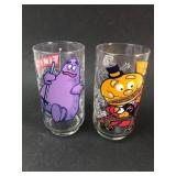 McDonald's McDonaldland 1977 Action Series Glasses