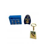 Winco International Olympic Skiing Stamp Keychain