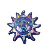 Mexican folk art ceramic Sun wall decor