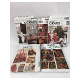 Lot of 6 McCall's and Simplicity Craft Patterns