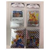 PGC Graded Custom Pikachu Silver Foil Cards & Deck