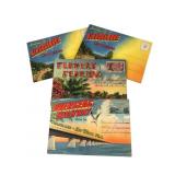 Curt Teich & Co. Linen Postcard Folders, 4 pcs