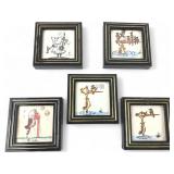 Signed Bird and Knight print Illustrations