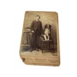 Hancock Photographer Cabinet Card Portrait of Boy