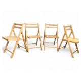 Apple Furniture Folding Wood Chairs