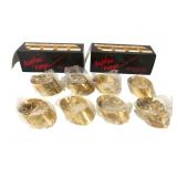 Silvestri Gold Plated Brass Bias Napkin Rings
