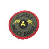 Embroidered Asshole Merit Badge Patch