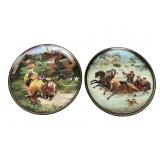 Pr. Natalia Leonova Russian Village Porcelain Plat