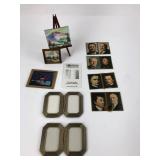 Assorted Miniature Art and Presidential Portraits