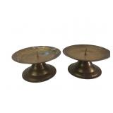 Pair of Brass Taper Candle Holders, Made in India