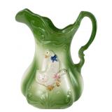 Ironstone England Duck Relief Pitcher