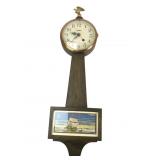 New Haven Clock Co. 8-Day Banjo Wall Clock