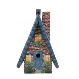 Muriel Deng Hand-Painted Wooden Birdhouse, 1998