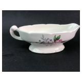 USA Pottery Hand-Painted Floral Gravy Boat
