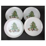 Holiday Hostess Christmas Tree Porcelain Plates