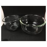 Pyrex Clear Glass Nesting Mixing Bowls, 2-Piece