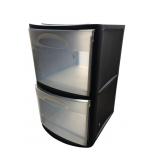 Sterilite 2-Drawer Plastic Storage Cabinet