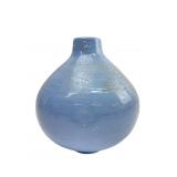 Valmod Mid-Century Modern Blue Ceramic Vase