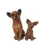 Universal Statuary Corp. Chihuahua Dog Figurines