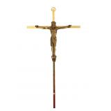 Brass and Bronze Crucifix with INRI Mark