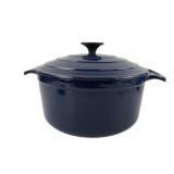 Sandra by Sandra Lee 5.5 Quart Enamel Cast Iron Du