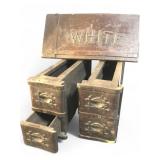 WHITE Sewing Machine Drawers & Panel