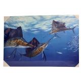 Dallen Lambson School Bullies Sailfish Canvas Art