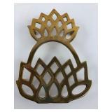 Vintage Brass Pineapple Trivet