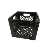 Dean Foods Black Plastic Milk Crate
