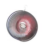 Red and Blue Metal Wind Spinner, 10' Dia.