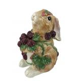 Fitz and Floyd Essentials Blackberry Rabbit Jar