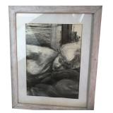 Marga Signed Charcoal Drawing, Slumber