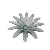 Hand-Blown Glass Sunflower Centerpiece Bowl