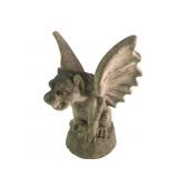 Cast Stone Winged Gargoyle Garden Statue