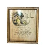 Buzza-Craftacres Framed Mother Poem Print