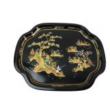 Elite Trays Chinoiserie Metal Serving Tray