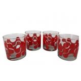 notNeutral Red Link Pattern Rocks Glasses, Pr.