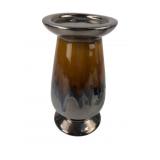 Glazed Ceramic Drip Glaze Candle Holder