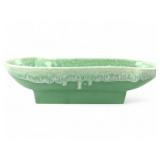 MCM USA 608 Green Drip Glaze Ceramic Planter