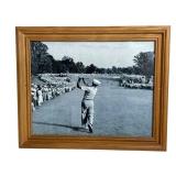 Ben Hogan 1950 US Open Merion Framed Photograph