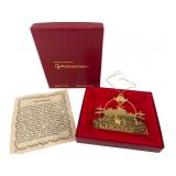 Gail's Office Supply Tiger Stadium Gold Ornament