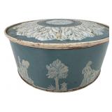 Wedgwood Style Jasperware Pattern Biscuit Tin