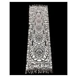 SCUMMY BEARS Graphic Fringe Scarf