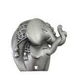 VTG AJC Pewter Tone Raised Trunk Elephant Pin