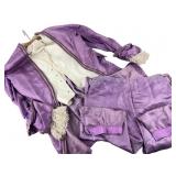 George Washington Purple Silk Three-Piece Costume