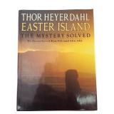 Thor Heyerdahl Easter Island Hardcover Book