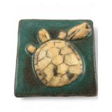 Weaver Tile Studio Art Pottery Turtle Tile