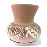Mesa Verde Pottery Etched Geometric Vase